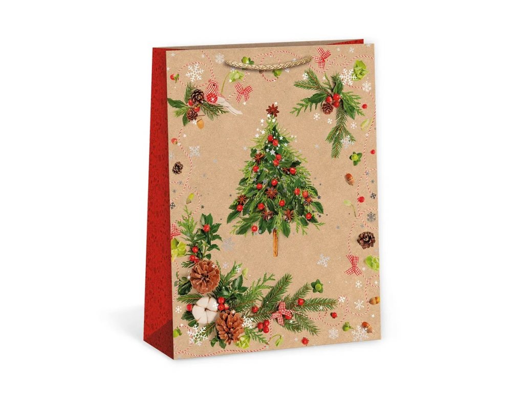 Dárková vánoční taška Argus T5/T5N NATUR 23x31cm - dárky