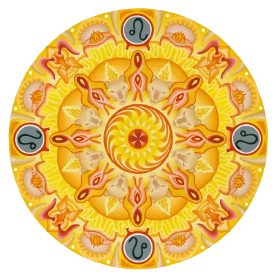  Korkový podtácek – Znamení zvěrokruhu 16cm Lev