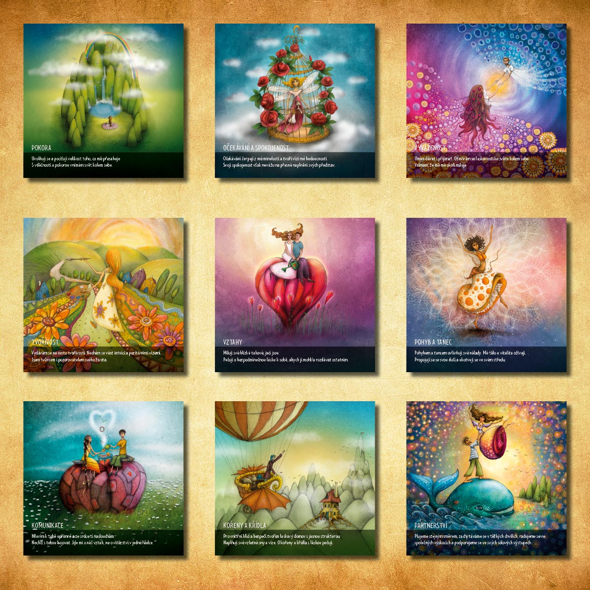 Duhová kočka Stolní inspirační kalendář 2026