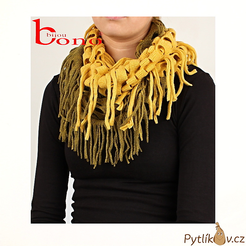 Šála Tunel - červená