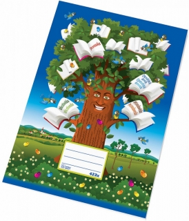 Sešit 423 Premium A4, 20 listů, Papírny Brno, linky a čistý