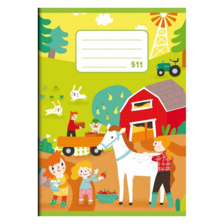 Školní sešit A5 511 10 listů linkovaný