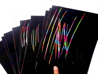 Papíry škrábací 21x28 cm, 10 listů SN48779