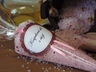 Koupelová bylinná sůl s růží 150g