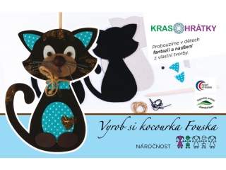 Krasohrátky Kreativní sada Modrý kocour Fousek