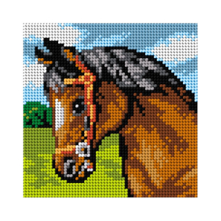 Předloha vyšívací Kůň 15x15cm