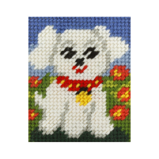 Kreativní sada na vyšívání Pejsek II 17x20,5cm