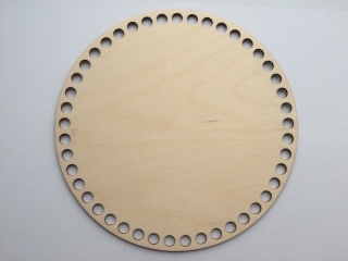 YarnMellow Dřevěné dno na košík kruh 25cm