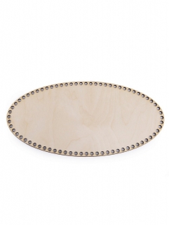 YarnMellow Dřevěné dno na košík ovál 20x30cm