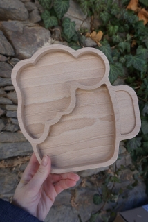 Dřevokaz Dřevěná miska Džbánek impregnace Osmo