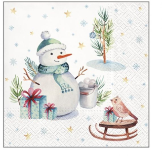 Housedecor Ubrousky - Sněhulák (20 ks)