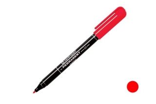 Centropen permanentní popisovač 2846 červený kulatý 1mm