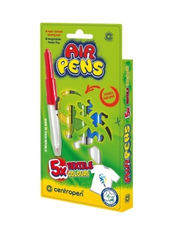 Centropen Foukací fixy na textil 1539/5 5 ks