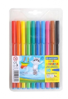 Centropen Popisovač 7770/10 Supervypratelné 10 ks