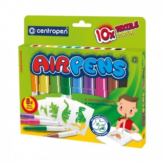 Centropen Foukací fixy na textil 1539/10 10 ks