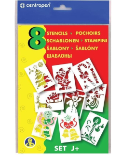 Centropen Šablony pro foukací fixy 9996 Vánoce