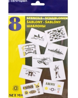 Centropen Šablony pro foukací fixy 9996 Armáda
