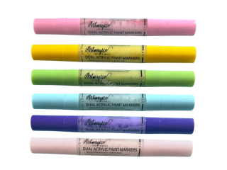 Artmagico Akrylový fix DUAL se dvěma hroty 1 KUS 0,7 - 3mm