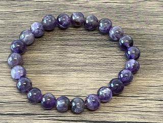 Náramek Ametyst 8mm