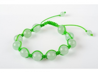 Náramek Aventurín zelený shambala 10mm