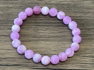 Náramek Jadeit fialový matný 8mm