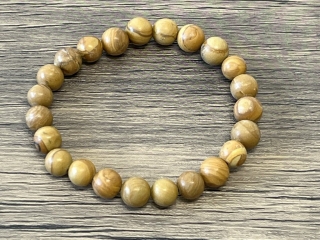 Náramek Jaspis dřevitý 8mm