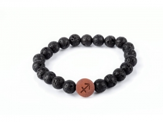 Náramek Láva 8mm znamení Střelec