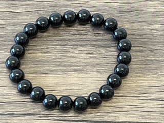 Náramek Obsidián černý 8mm