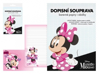 Dětská dopisní souprava pro dívky Disney Minnie (5550283)