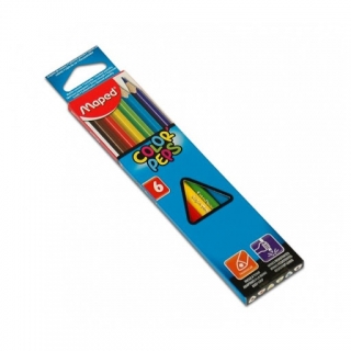 Trojhranné pastelky Maped Color Peps 2002 6 ks