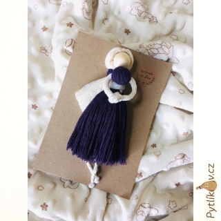 Macramé panenka 20cm