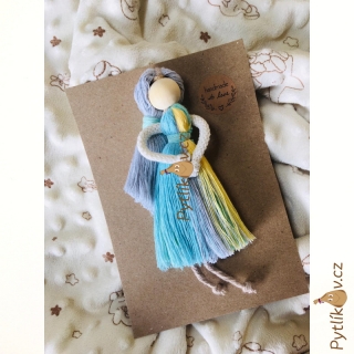 Macramé panenka 20cm