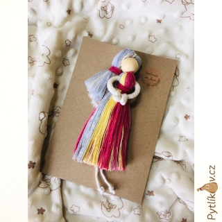 Macramé panenka 20cm