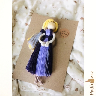 Macramé panenka 20cm