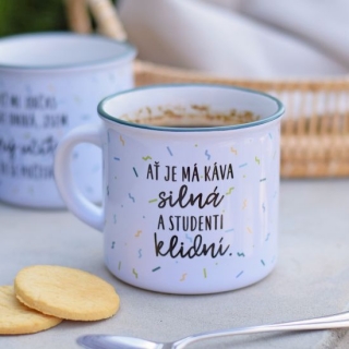 Housedecor Hrnek pro pana učitele - Silná káva 300ml