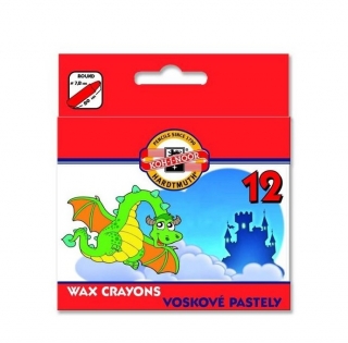 Kulaté školní voskovky Koh-i-noor 8232 12 ks