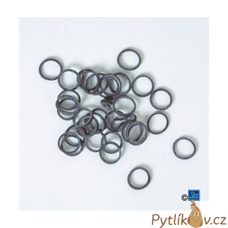 Latexové gumičky - černá 100ks/9mm