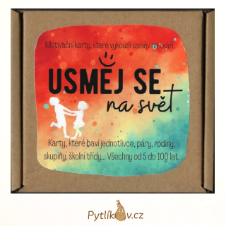Motivační karty Usměj se na svět