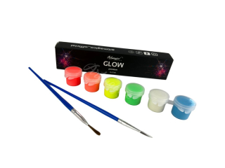 Artmagico Sada svítících barev 6 x 5 ml - neonové odstíny