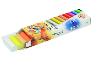 Plastelína modelína Koh-i-noor 131710, 200 g, 10 barev