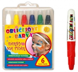 Barvy na obličej 6330538 6 barev