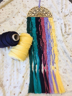 Macramé mandala 50 cm