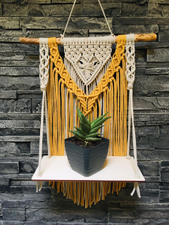 Macramé polička velká 55 cm