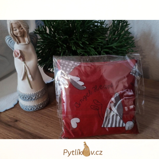 Pohankový nahřívací/chladivý polštářek 15x15 cm - andílci