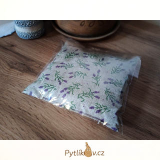 Pohankový nahřívací/chladivý polštářek 15x15 cm - levandule