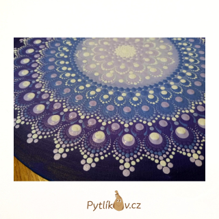 Obrázek tečkovaná mandala 30 cm