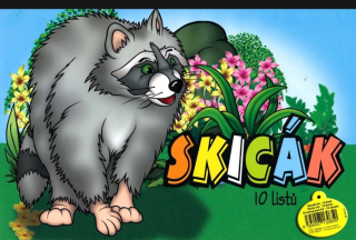 Skicák 410 bílé listy A4 10 listů