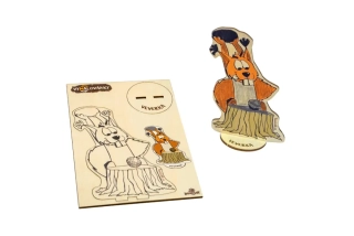 Lesní svět Vymalovánky Veverka