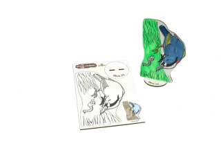 Lesní svět Vymalovánky Brhlík