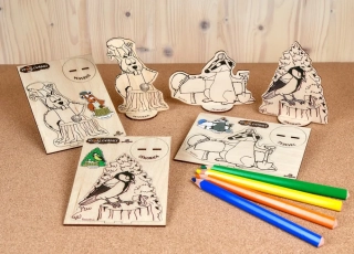 Lesní svět Sada vymalovánek z Lesního světa